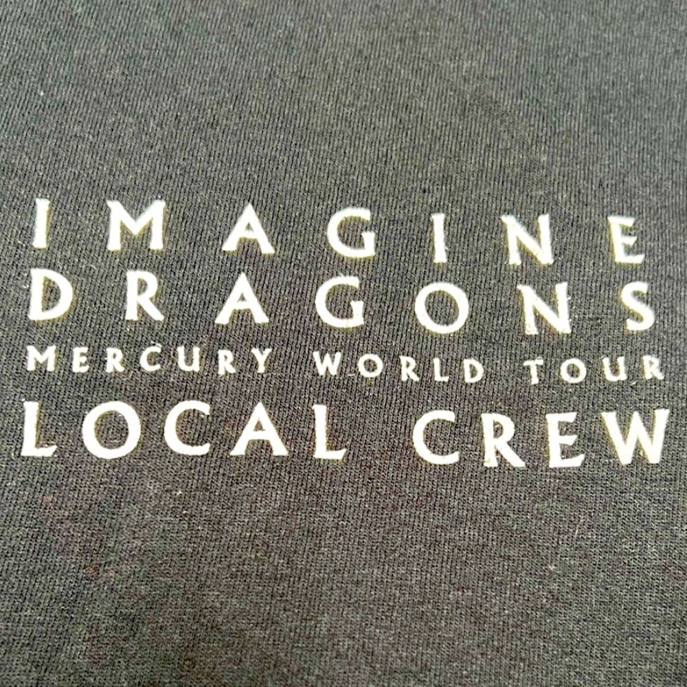 Imagine Dragons LOCAL CREW tour shirt